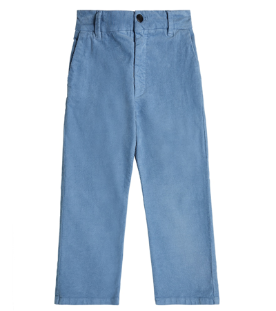 Shop Morley Tilden Corduroy Straight Pants In Blue