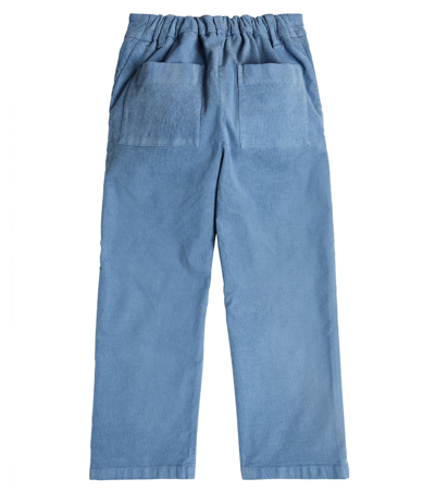 Shop Morley Tilden Corduroy Straight Pants In Blue