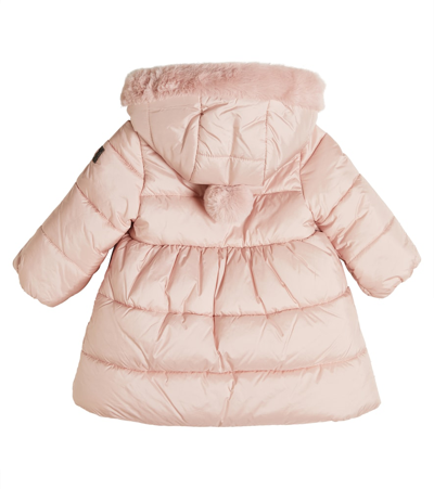 Il Gufo Quilted Puffer Coat In Pink