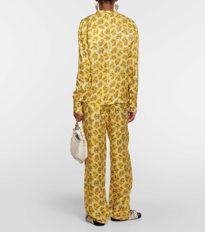 Isabel Marant Leidy Floral Button-front Blouse In Multicoloured