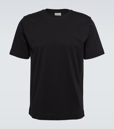 Shop Dries Van Noten Hertz Cotton Jersey T-shirt In Black