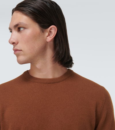 Zegna High Performance Man Sweater Camel Size 44 Wool In Brown