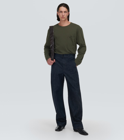 Lemaire Cotton Top In Green