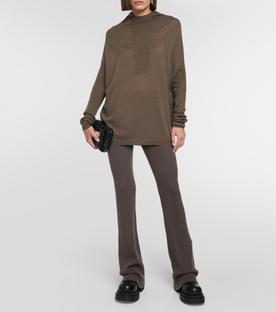 RICK OWENS CRAFTER VIRGIN WOOL SWEATER 