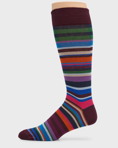 Shop Exclusive Men's Curtis Stripe 3-pack Crew Socks In Multi