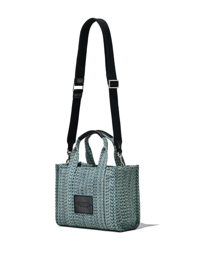 Shop Marc Jacobs The Tote Small Canvas Tote Bag In Blue