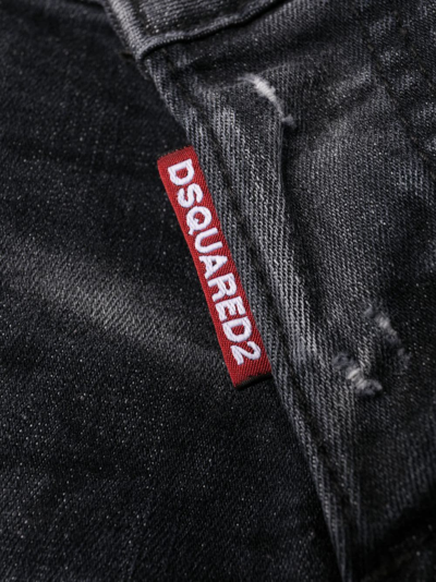 Shop Dsquared2 Jennifer Denim Jeans In Black