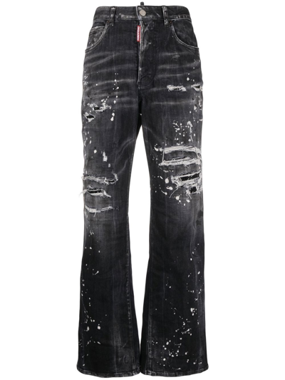 Dsquared2 Women's Roadie Denim Jeans In Black