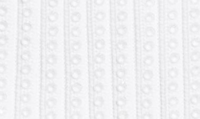 Shop Alexander Wang Crystal Embellished Rib Bandeau Bra Top In 100 White