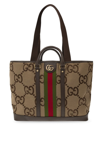 Shop Gucci Jumbo Gg Medium Tote Bag In Multi