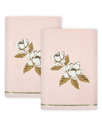 Linum Home Textiles Maggie 2pc Embellished Turkish Cotton Bath Towel Set