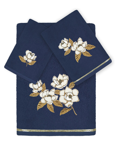 Linum Home Textiles Maggie 3pc Embellished Turkish Cotton Towel Set