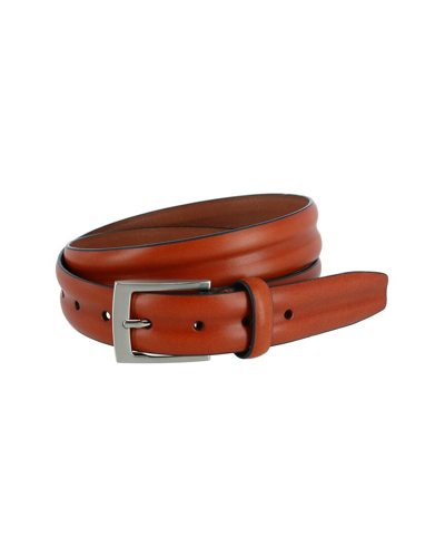 Shop Trafalgar Leather Belt In Brown