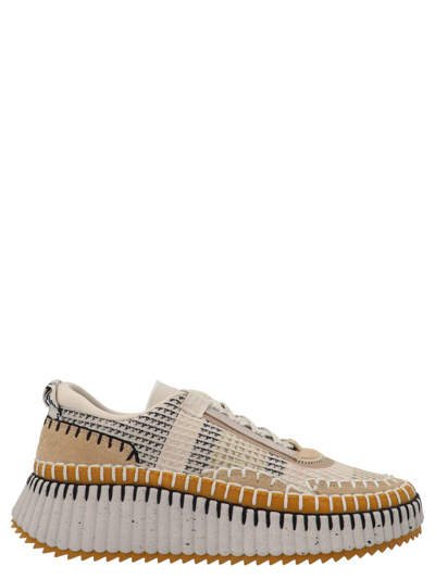 Shop Chloé 'chunky' Sneakers In Multicolor