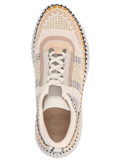 Shop Chloé 'chunky' Sneakers In Multicolor
