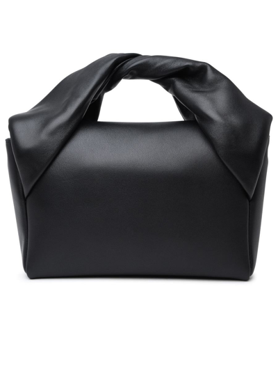 Shop Jw Anderson J.w. Anderson Black Leather Twister Large Bag