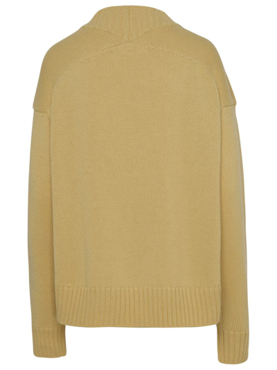 Shop Jil Sander Yellow Cashmere Sweater
