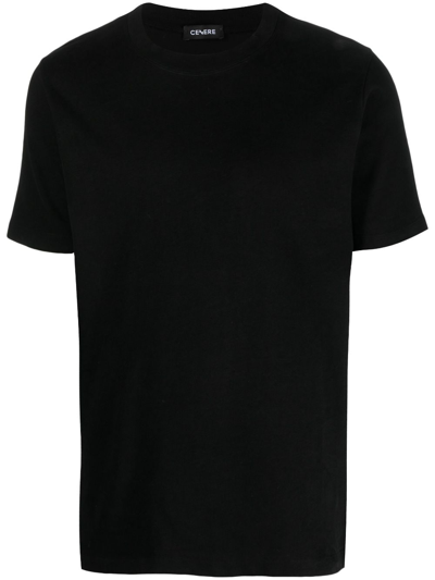 Shop Cenere Gb Round-neck Cotton T-shirt In Black