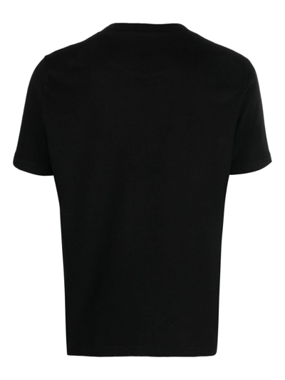 Shop Cenere Gb Round-neck Cotton T-shirt In Black