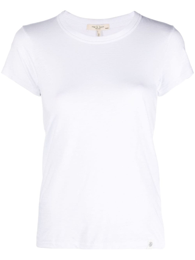 Rag & Bone The Slub Organic Cotton T-shirt In White