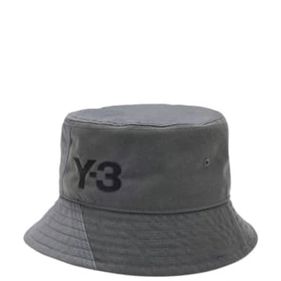 Shop Y-3 Mens Classic Bucket Hat Grey