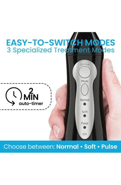 Aquasonic Black Series Toothbrush & Black Aquaflosser Bundle In Black