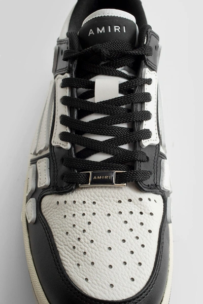 Shop Amiri Man Black&white Sneakers