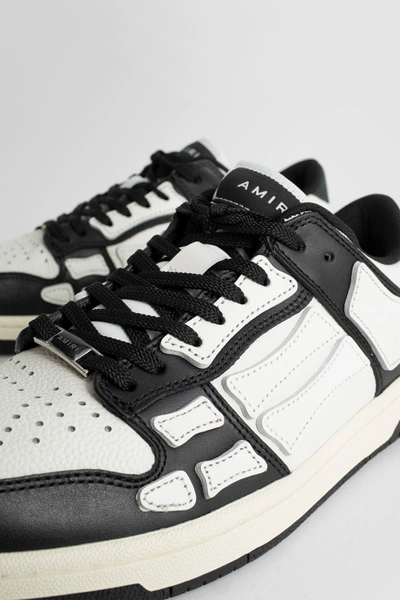 Shop Amiri Man Black&white Sneakers