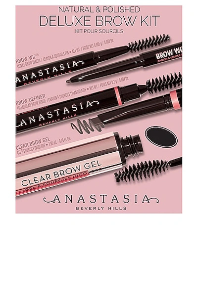 Shop Anastasia Beverly Hills Natural & Polished Deluxe Kit In Ebony