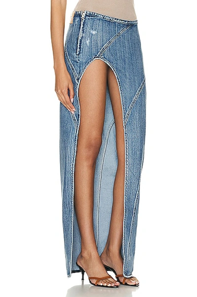 Retroféte Mecha Skirt In Sea
