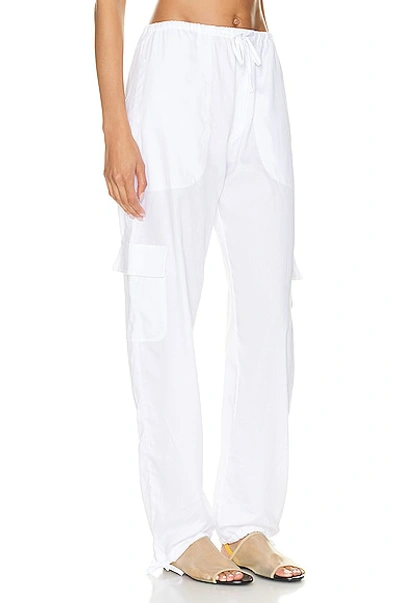 Shop Leset Yoko Cargo Pant In White
