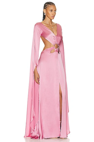 Shop Cult Gaia Jasmin Gown In Shell Pink