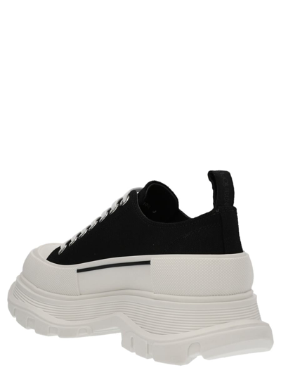 Shop Alexander Mcqueen Oversize Sole Sneakers In White/black