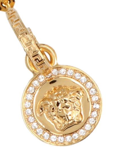 Shop Versace 'icon Medusa' Earrings In Gold