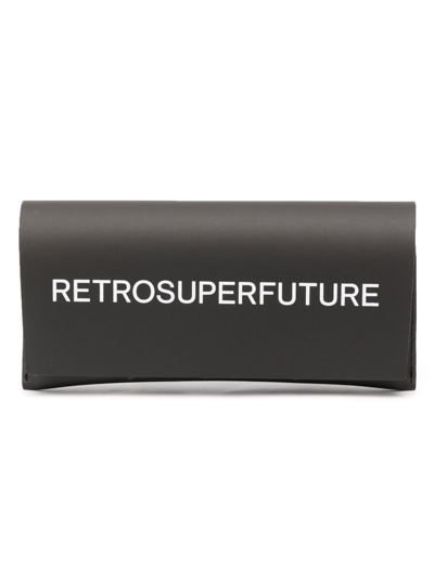 Retrosuperfuture Sonnenbrille Mit Eckigem Gestell In Black