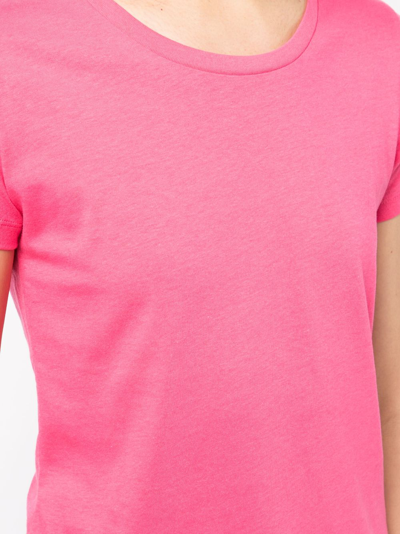 Shop Madison.maison Short-sleeved Cotton-jersey T-shirt In Rosa