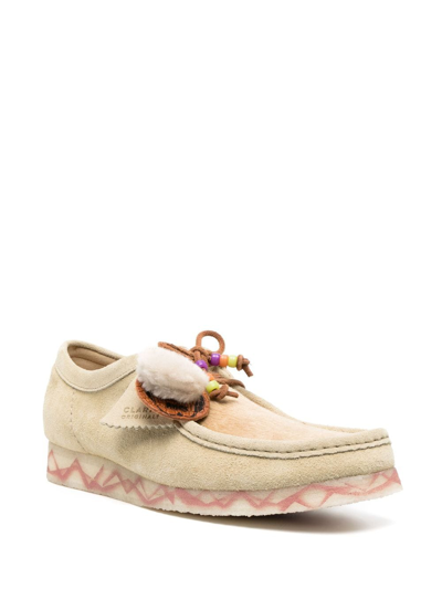 Clarks X Aries Wallabee Derby-schuhe In Neutrals