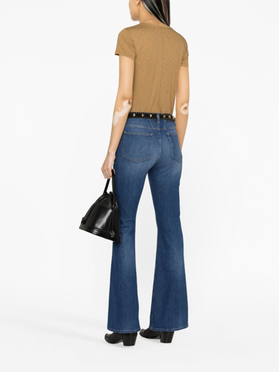 Rag & Bone Slub Organic Pima Cotton-jersey T-shirt In Braun