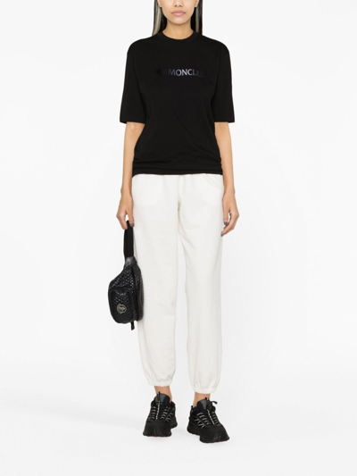 Moncler Logo-print T-shirt In Black