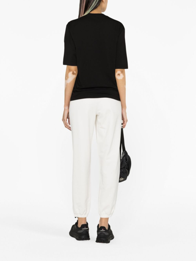 Moncler Logo-print T-shirt In Black