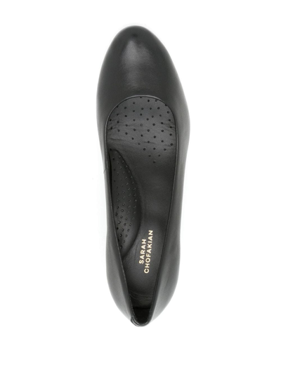 Sarah Chofakian Pomel Pumps 30mm In Black