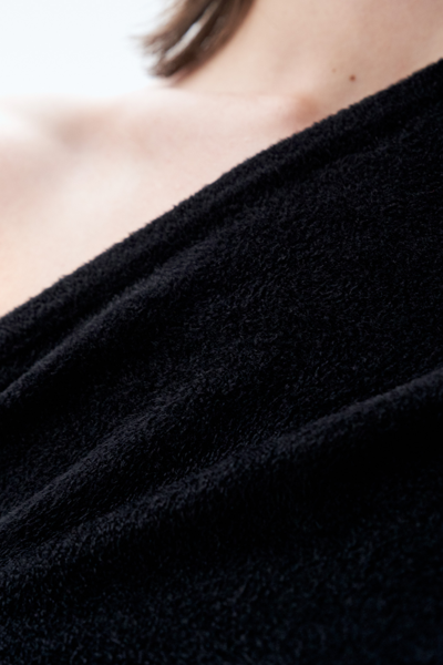 Filippa K One Shoulder Midi Dress In Black