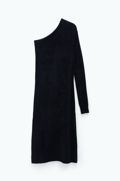 Shop Filippa K One Shoulder Dress In Black