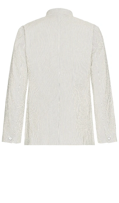 Shop Rag & Bone Seersucker Blazer In White