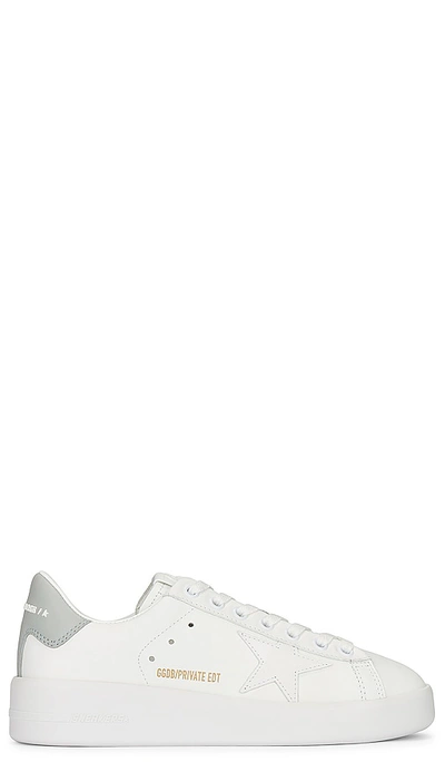 Shop Golden Goose X Revolve Purestar Sneaker In White & Light Blue