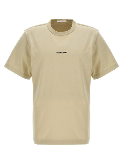 Shop Helmut Lang Logo Embroidery T-shirt In White