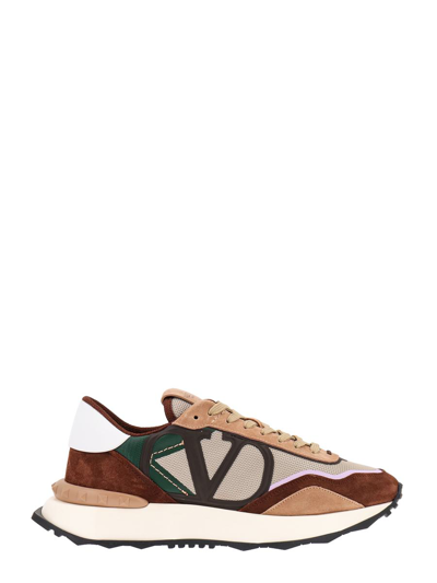 Shop Valentino Garavani Sneakers In Brown