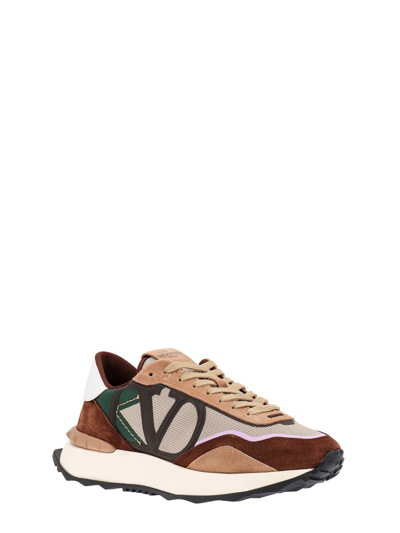Shop Valentino Garavani Sneakers In Brown