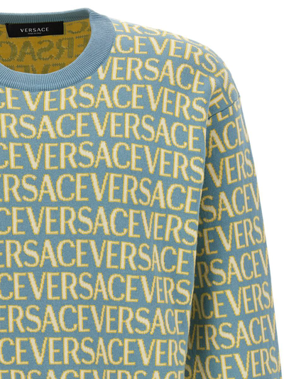 Shop Versace ' Allover' Capsule La Vacanza Sweater In Multicolor