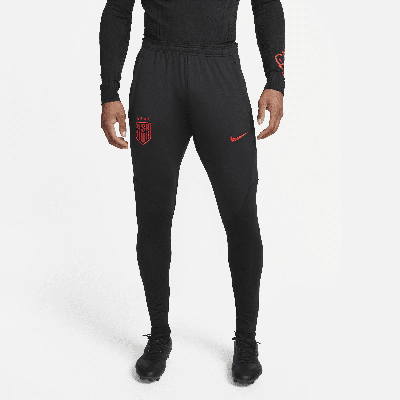 Shop Nike U.s. Strike  Men's Dri-fit Knit Soccer Pants In Black
